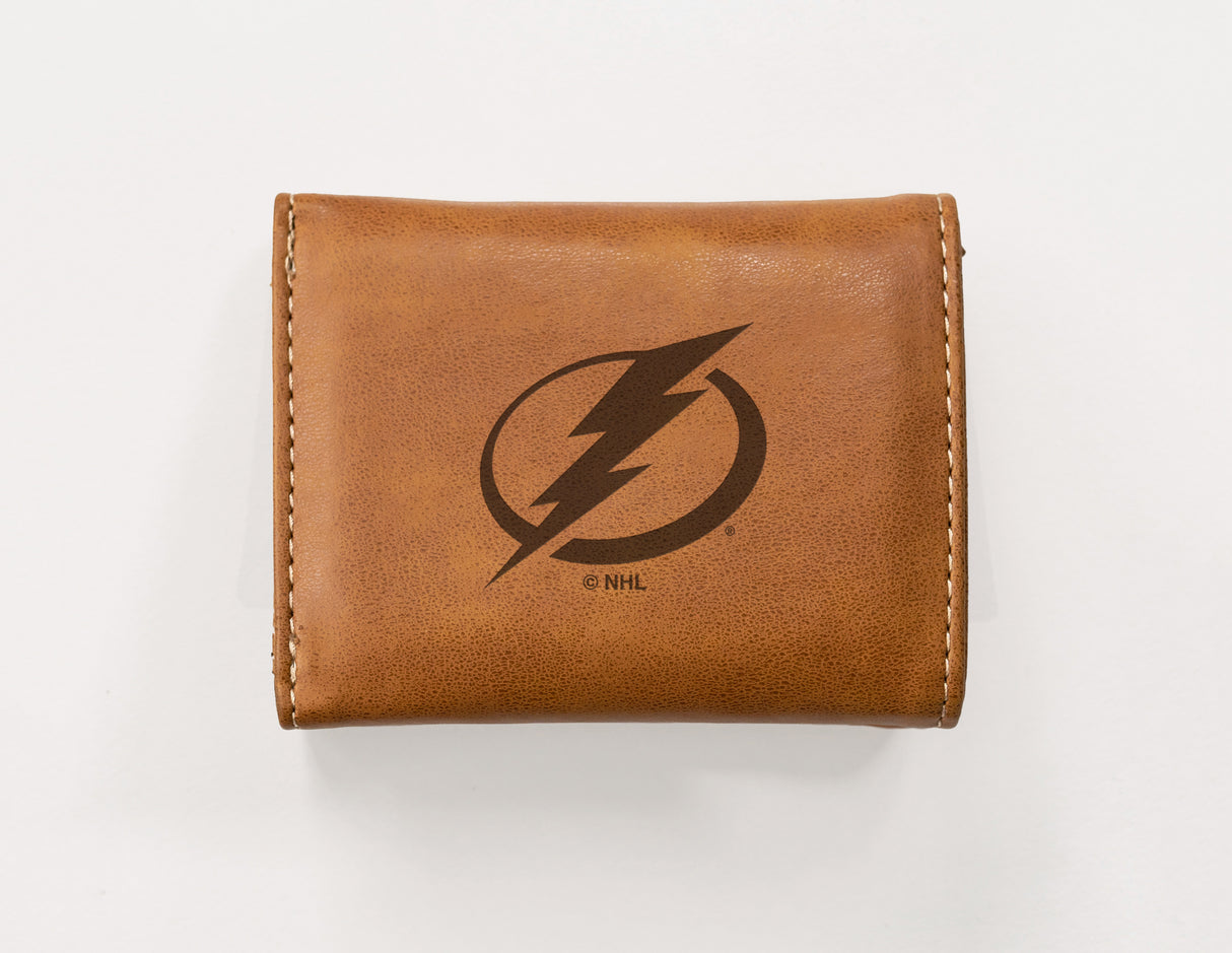 NHL Tampa Bay Lightning Laser Engraved Trifold Fan Gear NHL Tampa Bay Lightning