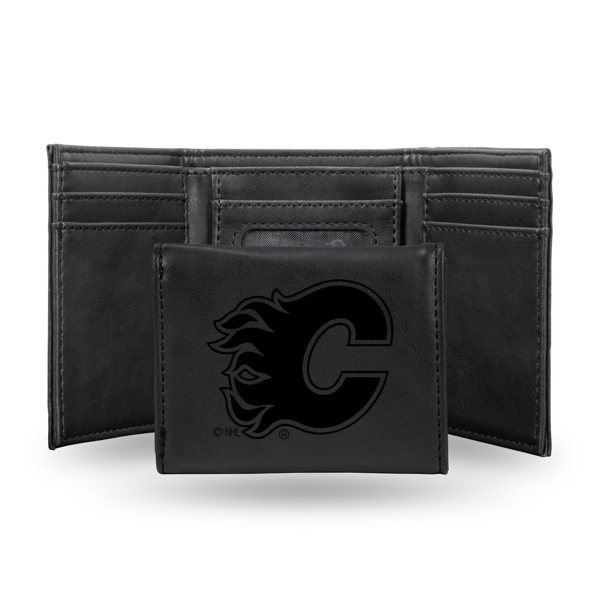 NHL Calgary Flames Laser Engraved Trifold Fan Gear NHL Calgary Flames