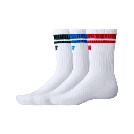 New Balance Essentials Line Midcalf Socks 3 Pack Unisex Accessories Socks