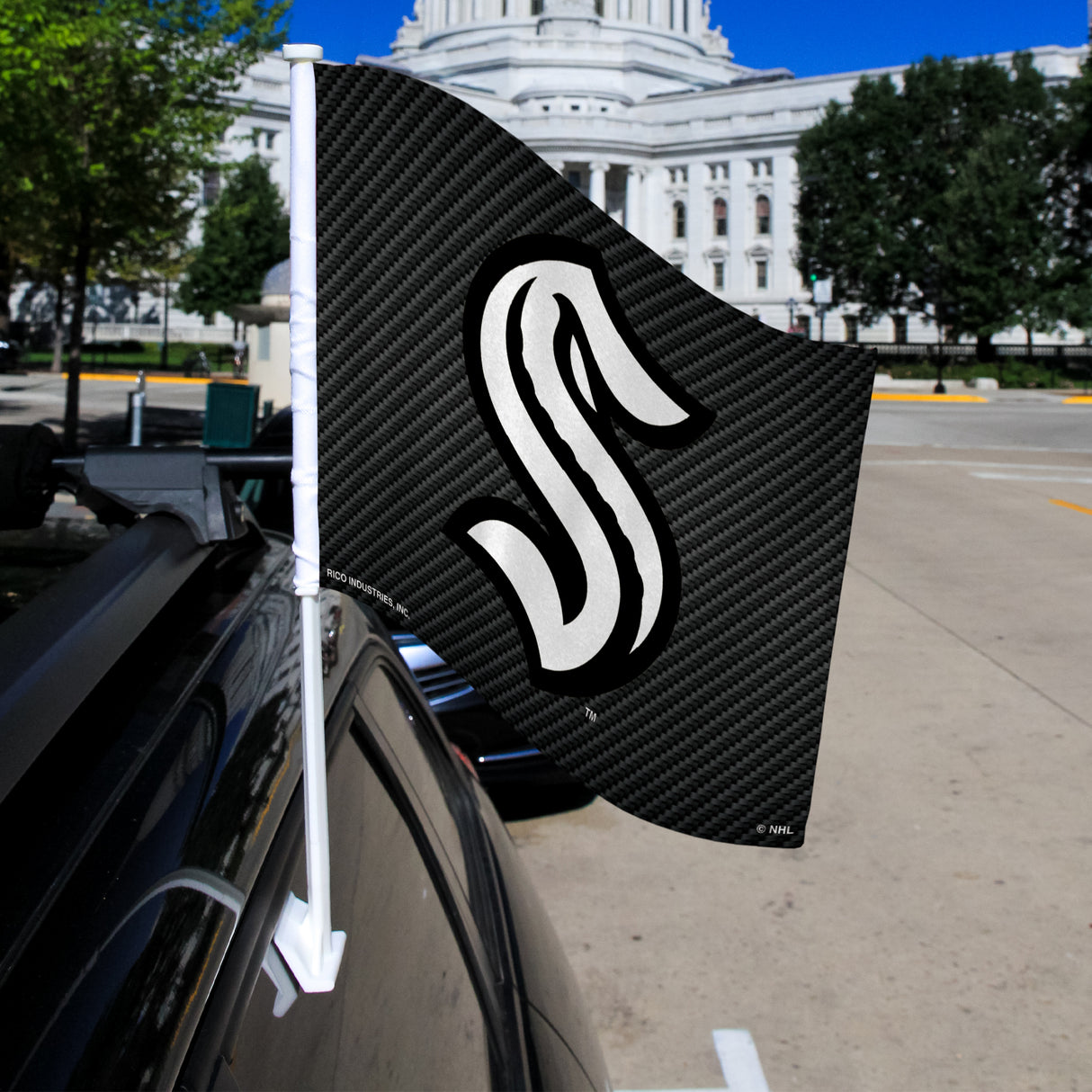 NHL Seattle Kraken Car Flag Fan Gear NHL Seattle Kraken