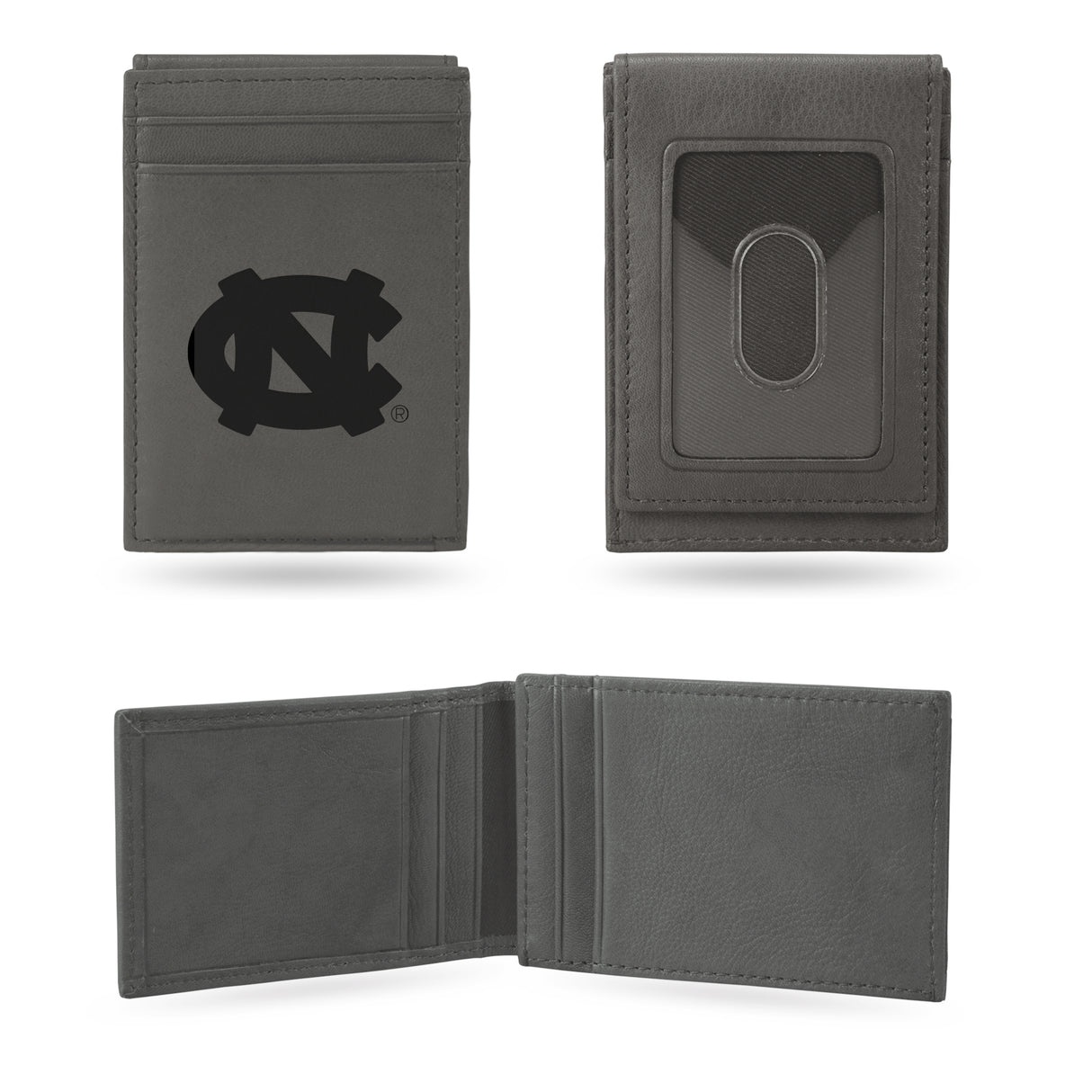NCAA North Carolina Tar Heels Laser Engraved Front Pocket Wallet Fan Gear NCAA North Carolina Tar Heels