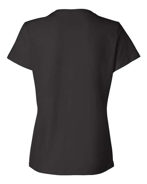 Hanes Women's Perfect-T Cotton T-Shirt SL04 Womens Apparel Shirts & Tops