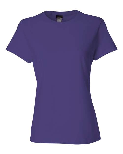 Hanes Women's Perfect-T Cotton T-Shirt SL04 Womens Apparel Shirts & Tops