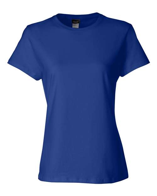 Hanes Women's Perfect-T Cotton T-Shirt SL04 Womens Apparel Shirts & Tops