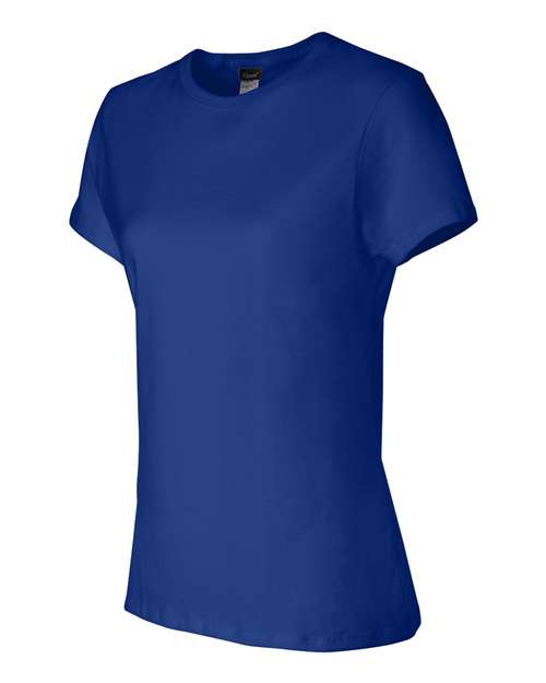 Hanes Women's Perfect-T Cotton T-Shirt SL04 Womens Apparel Shirts & Tops