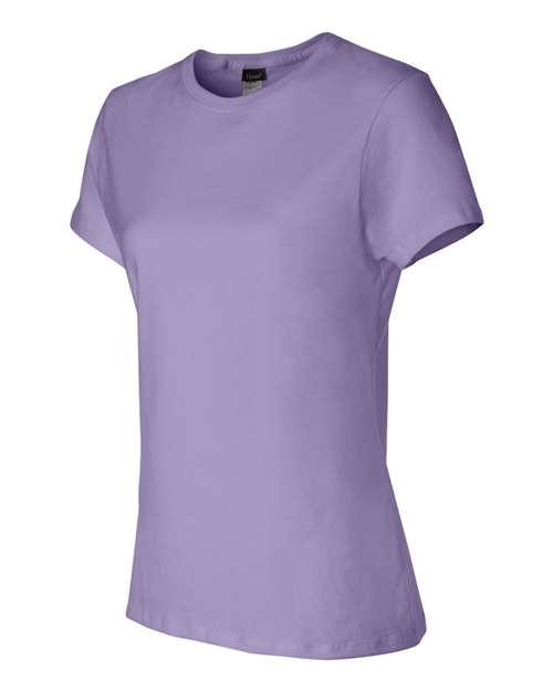 Hanes Women's Perfect-T Cotton T-Shirt SL04 Womens Apparel Shirts & Tops