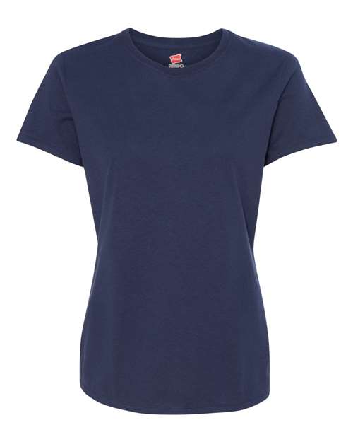 Hanes Women's Perfect-T Cotton T-Shirt SL04 Womens Apparel Shirts & Tops