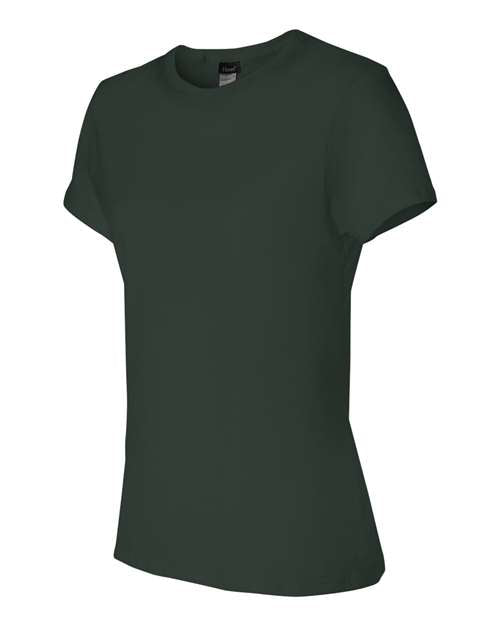 Hanes Women's Perfect-T Cotton T-Shirt SL04 Womens Apparel Shirts & Tops
