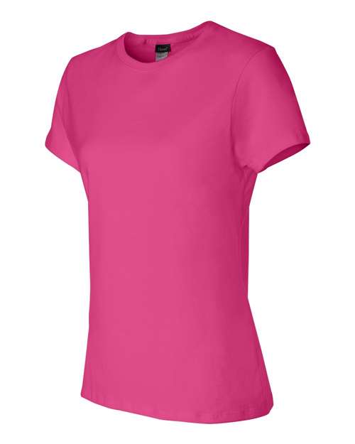 Hanes Women's Perfect-T Cotton T-Shirt SL04 Womens Apparel Shirts & Tops