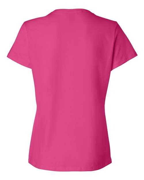 Hanes Women's Perfect-T Cotton T-Shirt SL04 Womens Apparel Shirts & Tops
