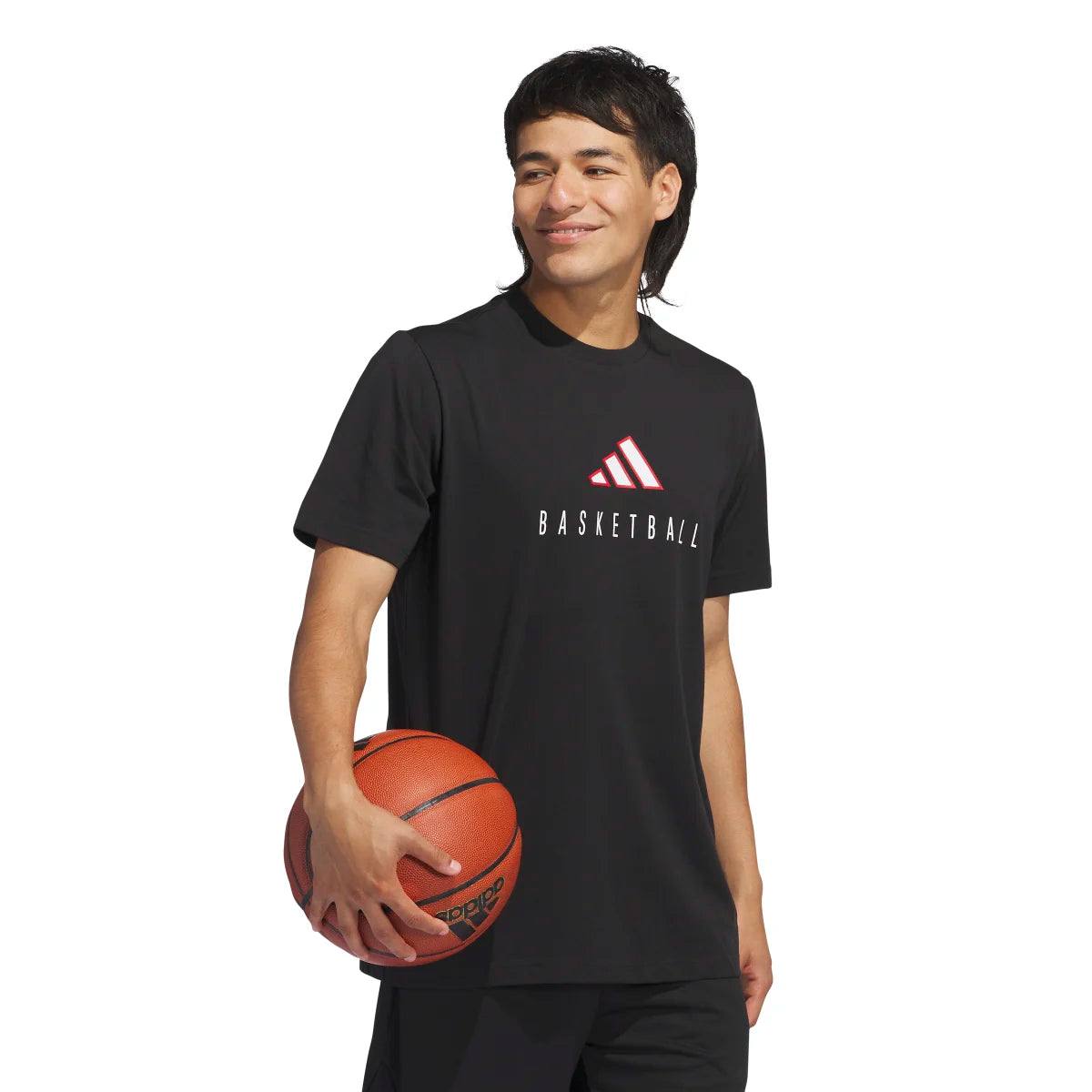 adidas Men's Basketball Performance Logo T-Shirt Mens Apparel Shirts & Tops