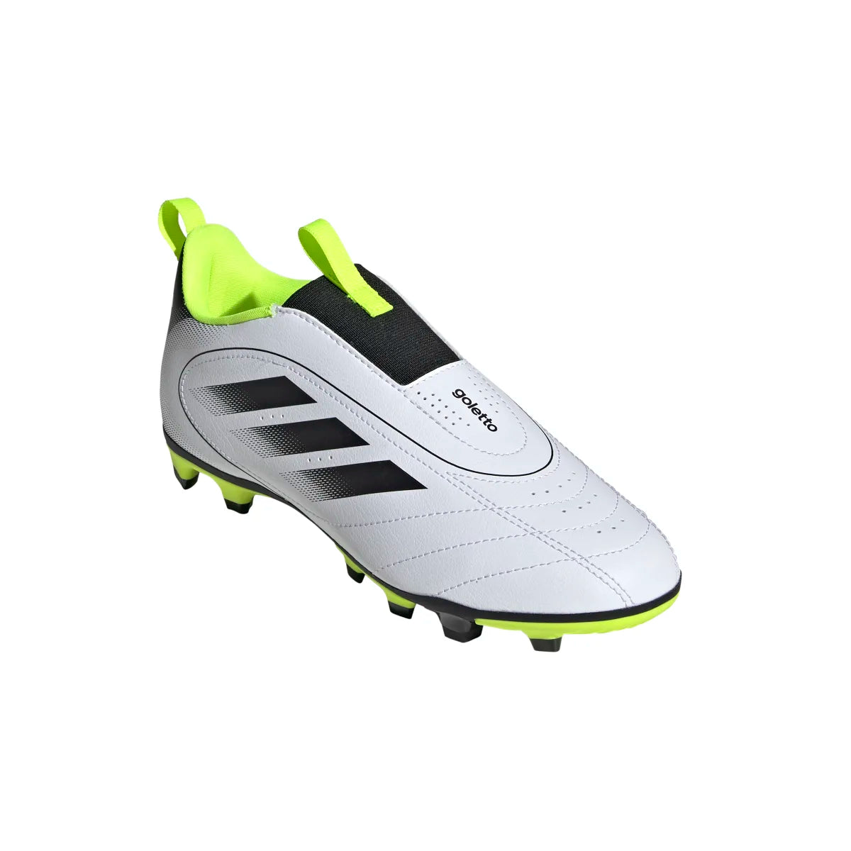 adidas Youth Goletto IX Firm/Multi-Ground Laceless Soccer Cleats-4