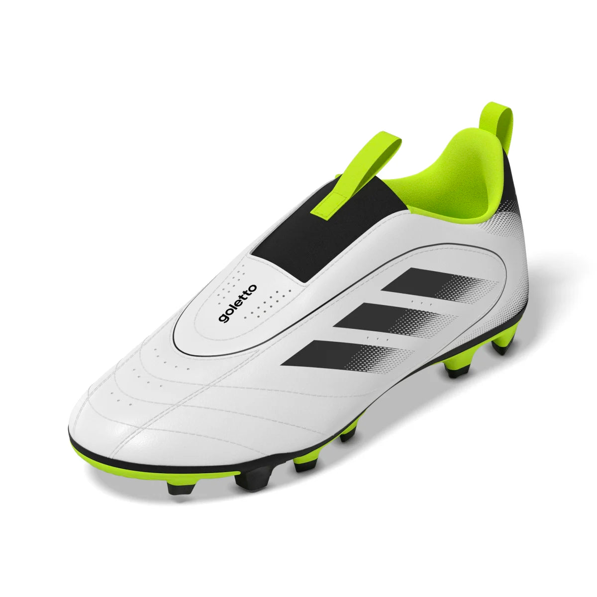 adidas Youth Goletto IX Firm/Multi-Ground Laceless Soccer Cleats-8
