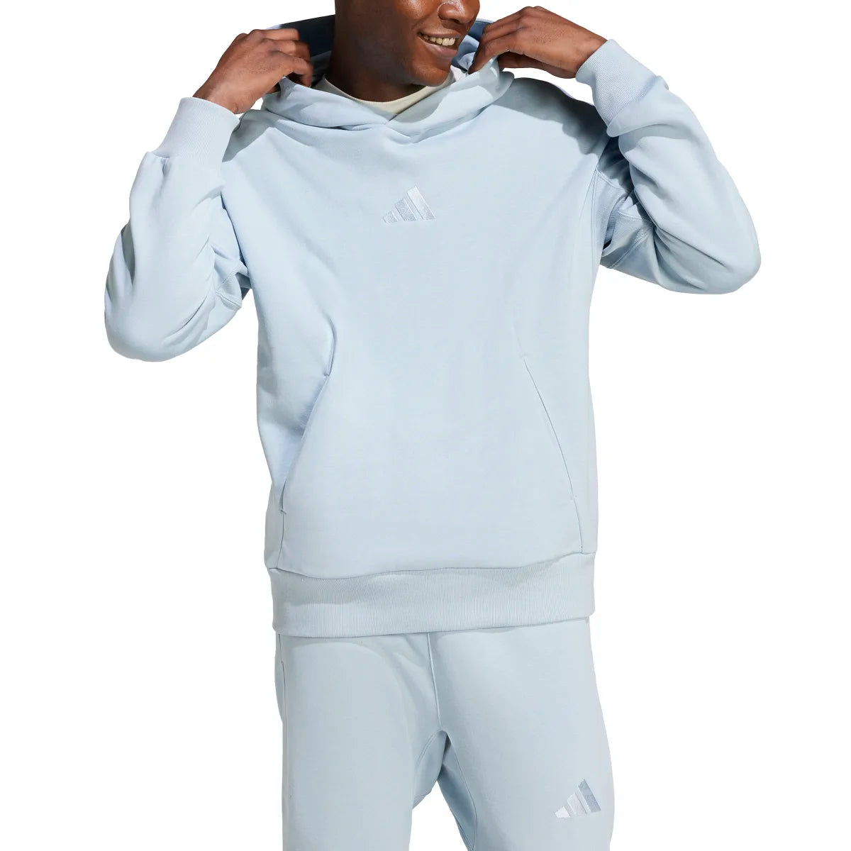 adidas Men's All SZN Fleece Hoodie Tall Mens Apparel Sweatshirts & Fleece