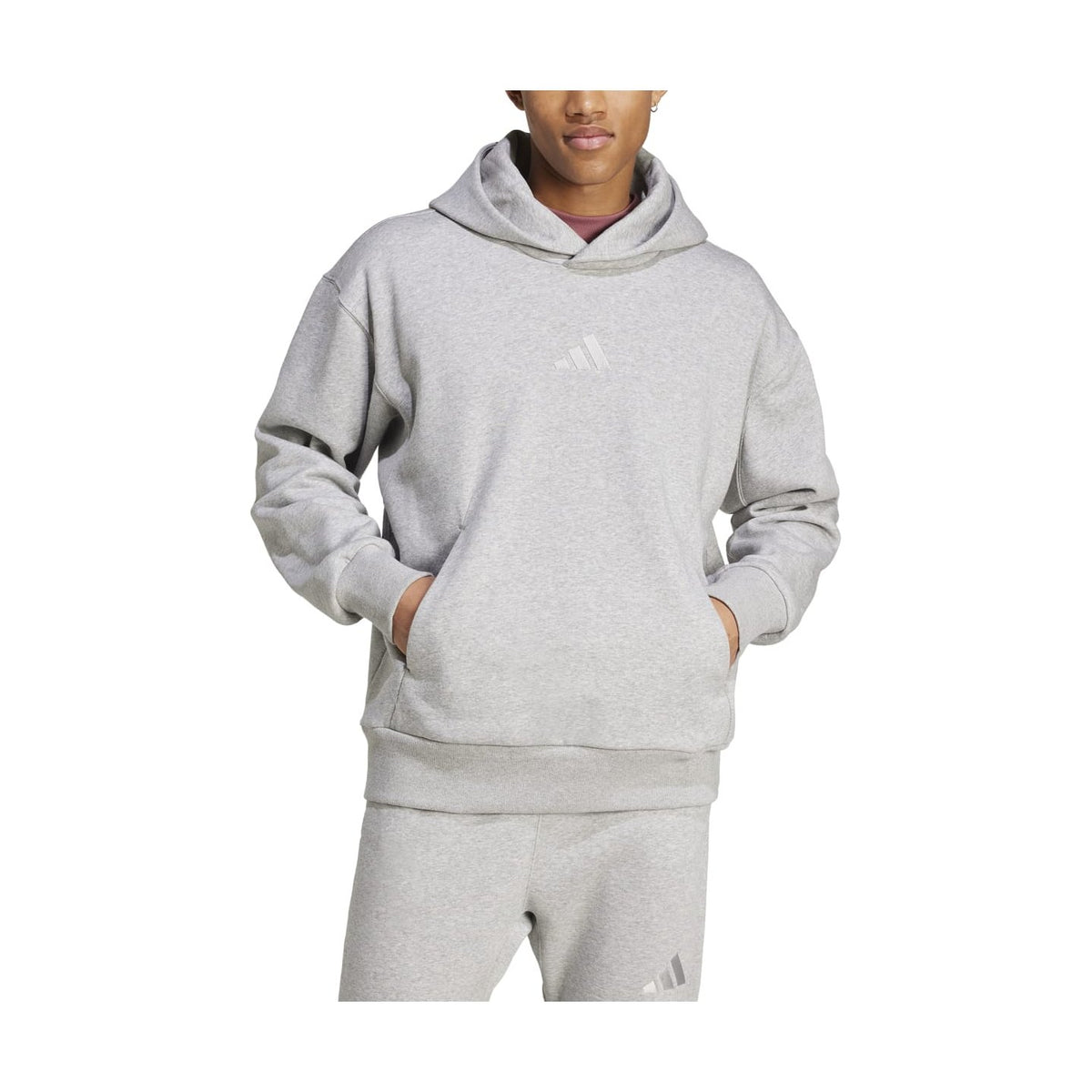 adidas Men's All SZN Fleece Hoodie (Tall)-3