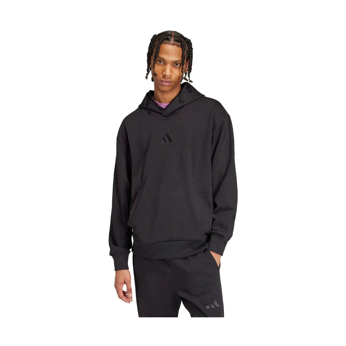 adidas Men's All SZN Fleece Hoodie (Tall)-2
