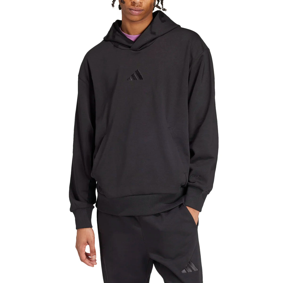 adidas Men's All SZN Fleece Hoodie Tall Mens Apparel Sweatshirts & Fleece