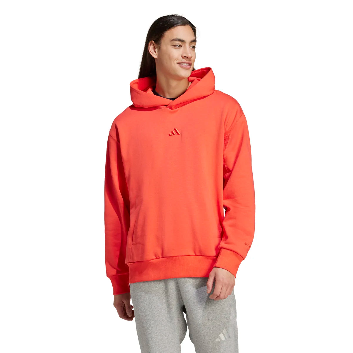 adidas Men's All SZN Fleece Hoodie Tall Mens Apparel Sweatshirts & Fleece