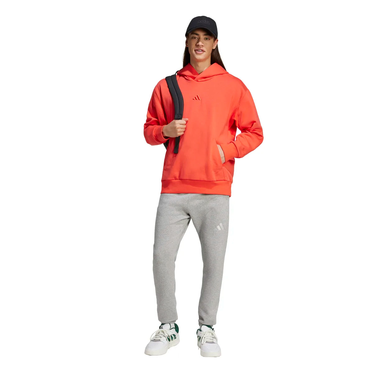 adidas Men's All SZN Fleece Hoodie Tall Mens Apparel Sweatshirts & Fleece