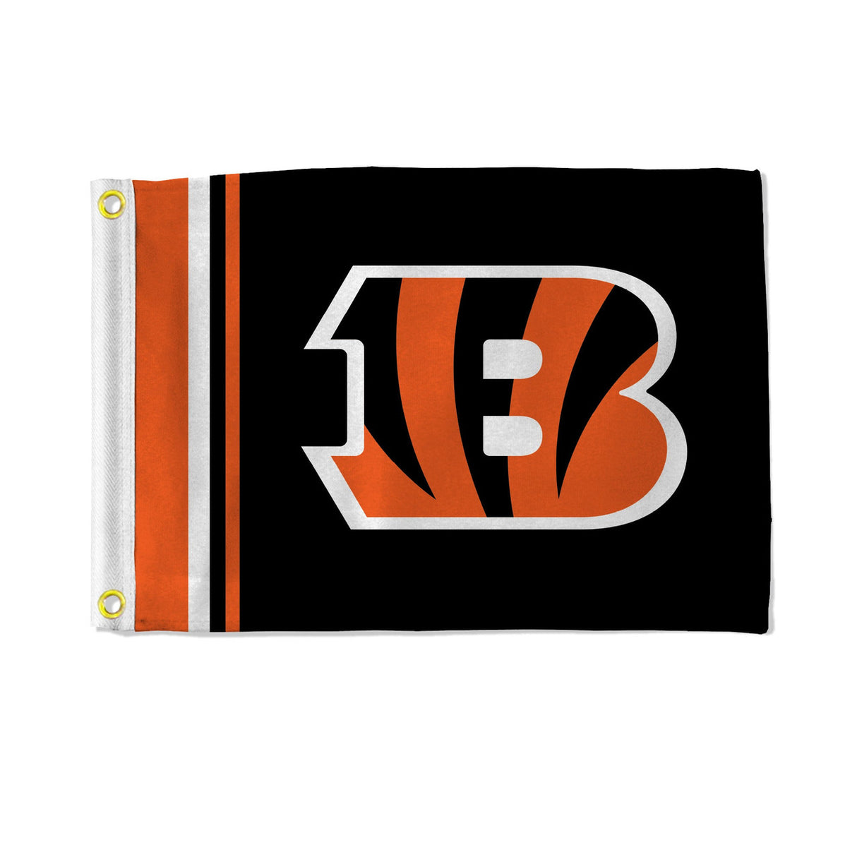 Rico Industries Cincinnati Bengals Striped Utility Flag 12x17 Fan Gear NFL Cincinnati Bengals
