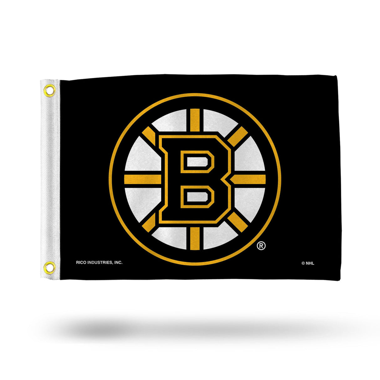 Rico Industries Boston Bruins Striped Utility Flag 12x17 Fan Gear NCAA Boston Bruins