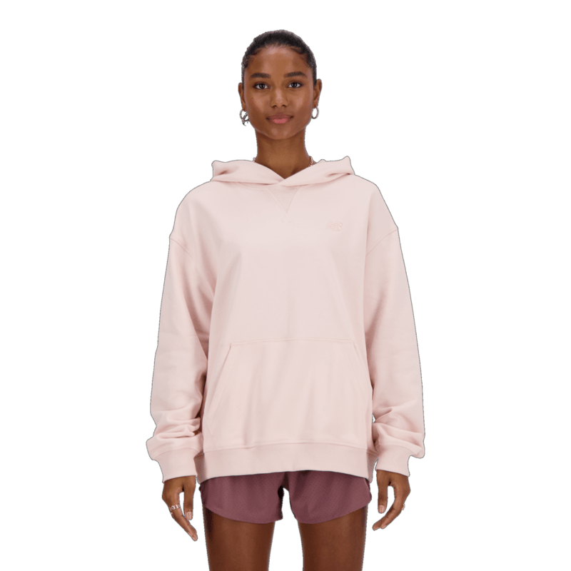 New Balance Women's Athletics French Terry Hoodie Womens Apparel Sweatshirts & Fleece