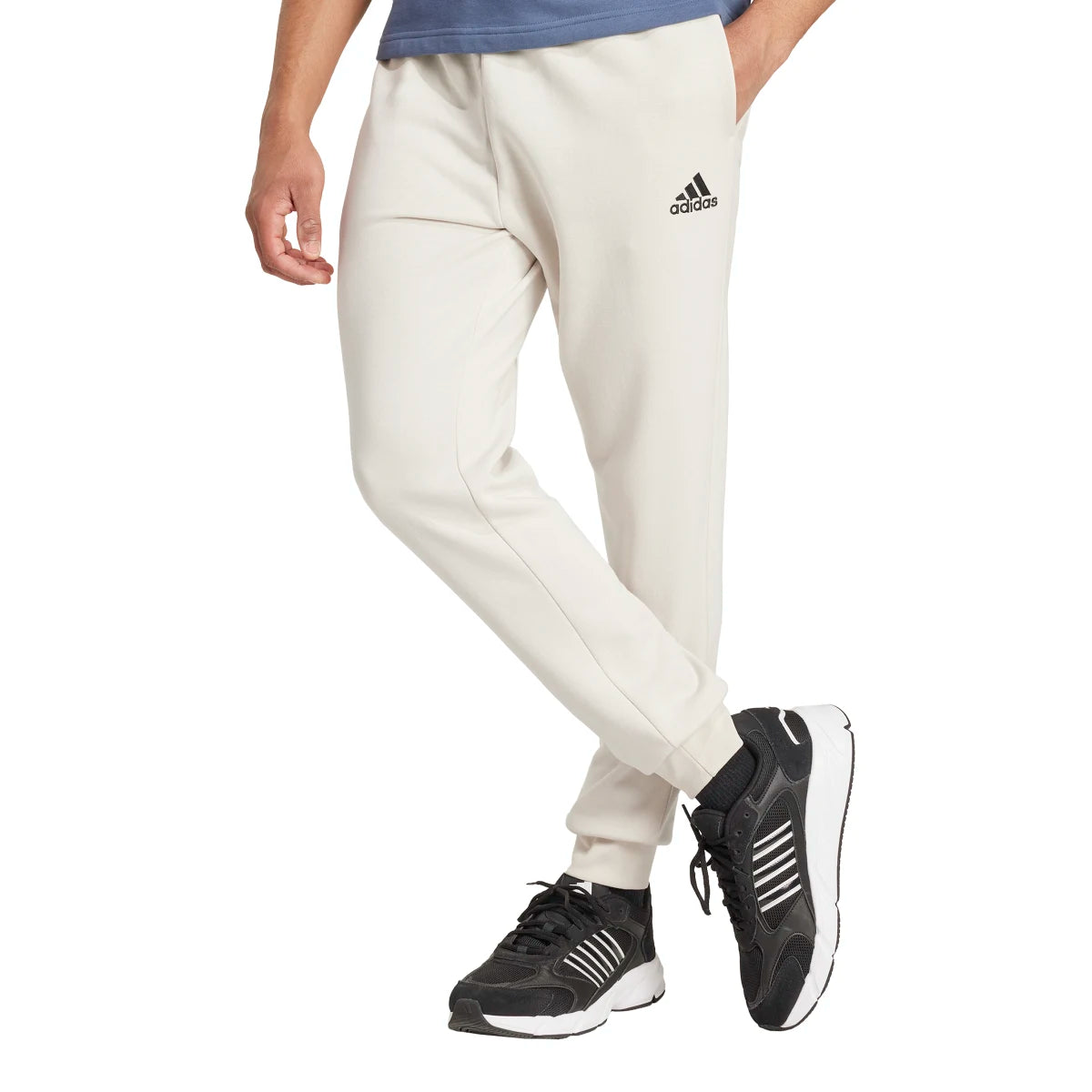adidas Men's Essentials Fleece Regular Tapered Joggers (Tall)-3