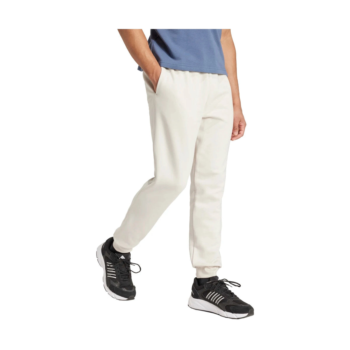 adidas Men's Essentials Fleece Regular Tapered Joggers (Tall)-5