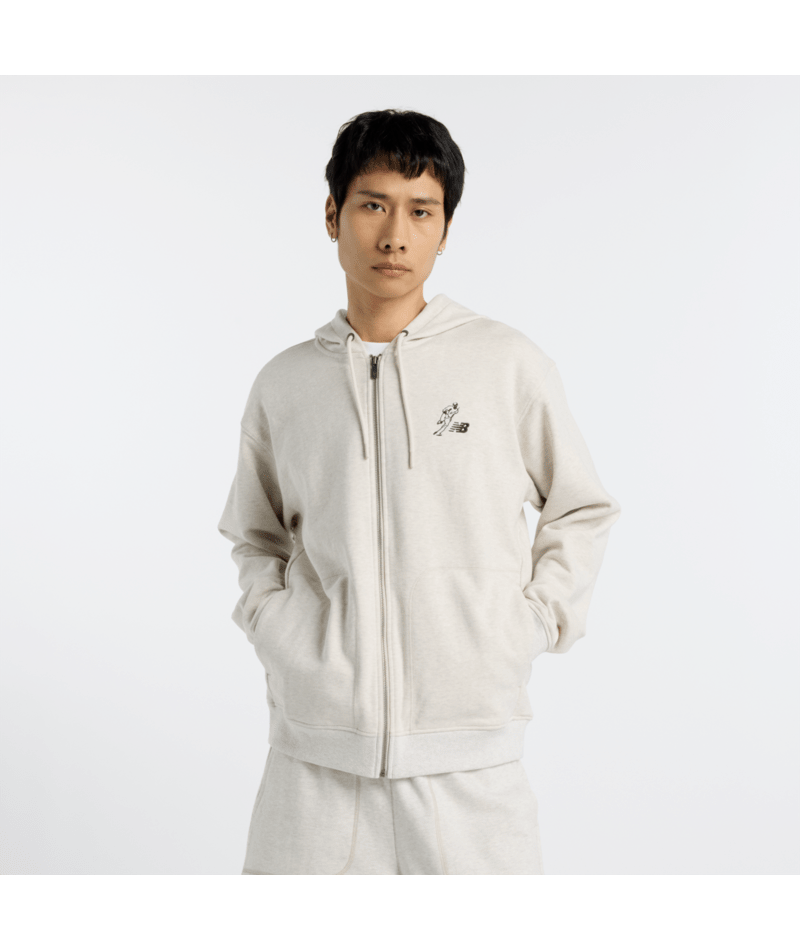 New Balance Men's Shohei Signature Full Zip Hoodie Mens Apparel Sweatshirts & Fleece