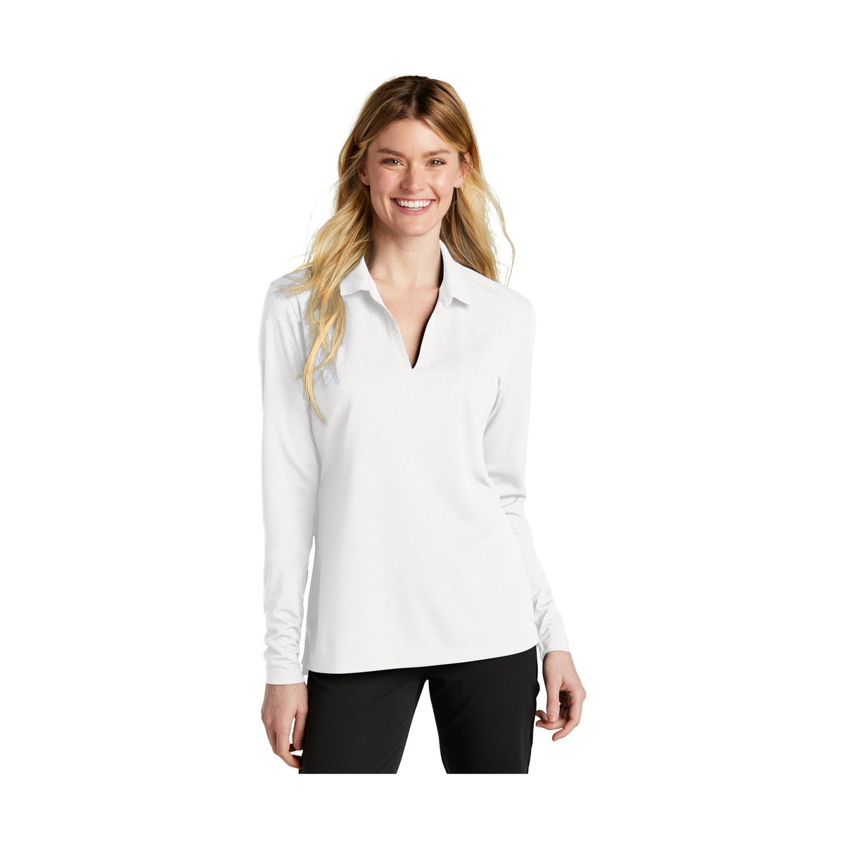 Nike Women's Dri-FIT Micro Pique 2.0 Long Sleeve Polo NKDC2105