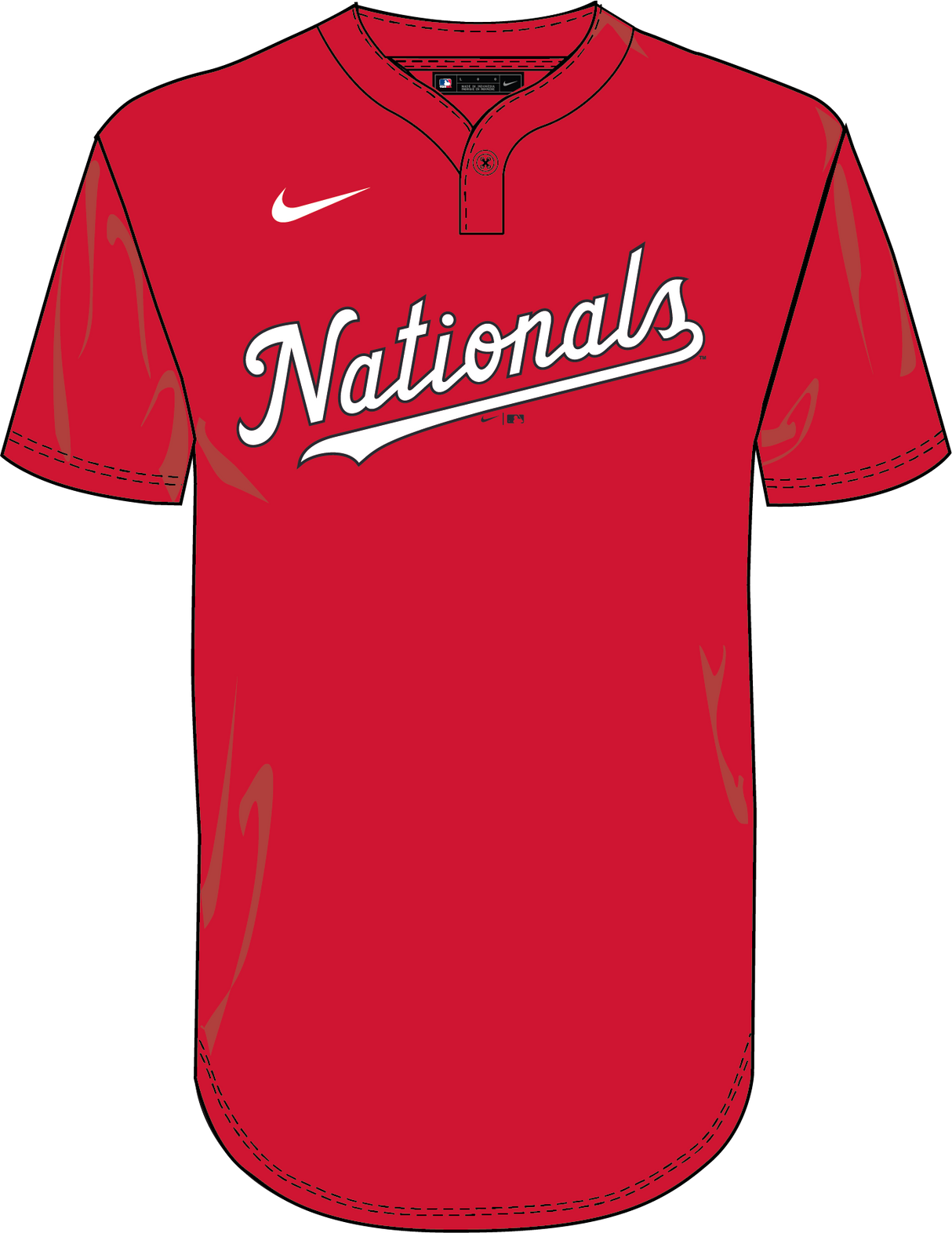 Nike Washington Nationals Youth 1-Button Jersey Fan Gear MLB Washington Nationals