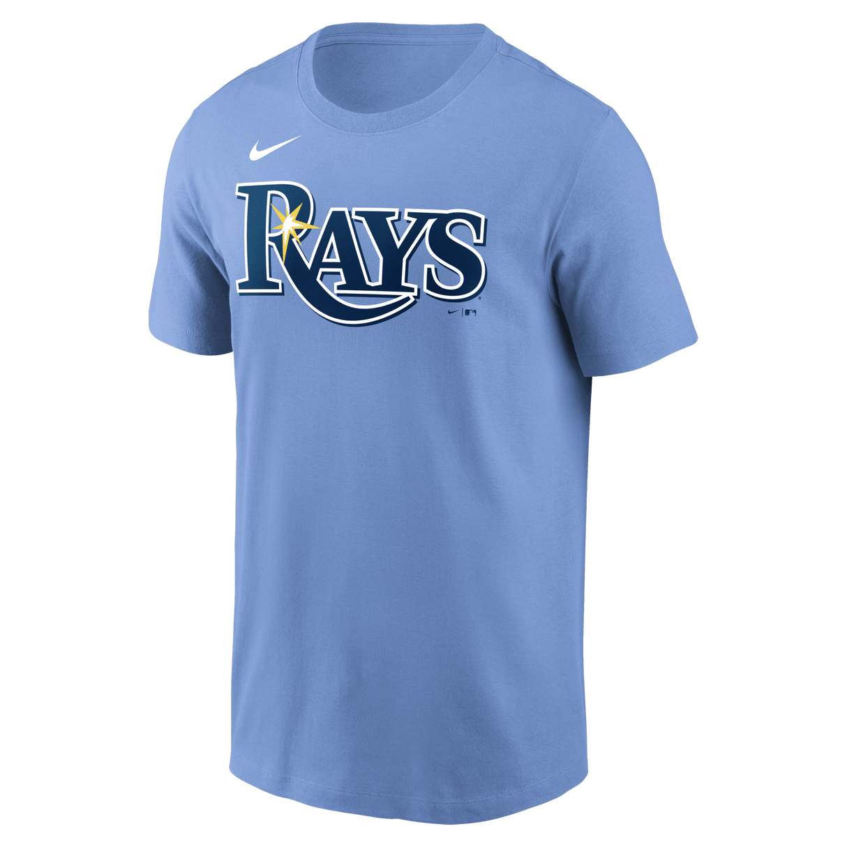 Nike Tampa Bay Rays Adult Institiutional Short Sleeve Cotton Tee Fan Gear MLB Tampa Bay Rays