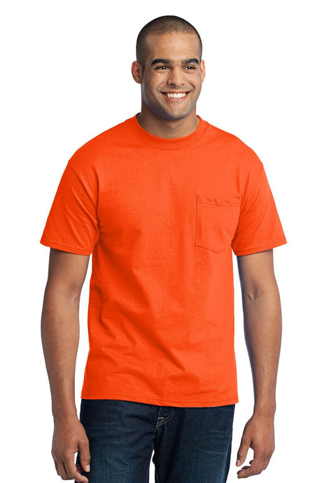 Port & Company Men's Core Blend Pocket Tee Tall Mens Apparel Shirts & Tops