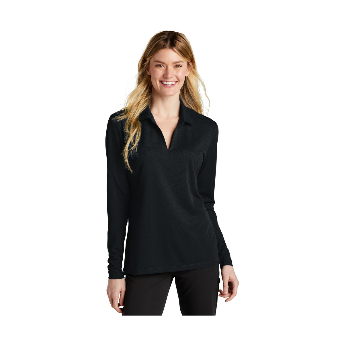 Nike Women's Dri-FIT Micro Pique 2.0 Long Sleeve Polo NKDC2105