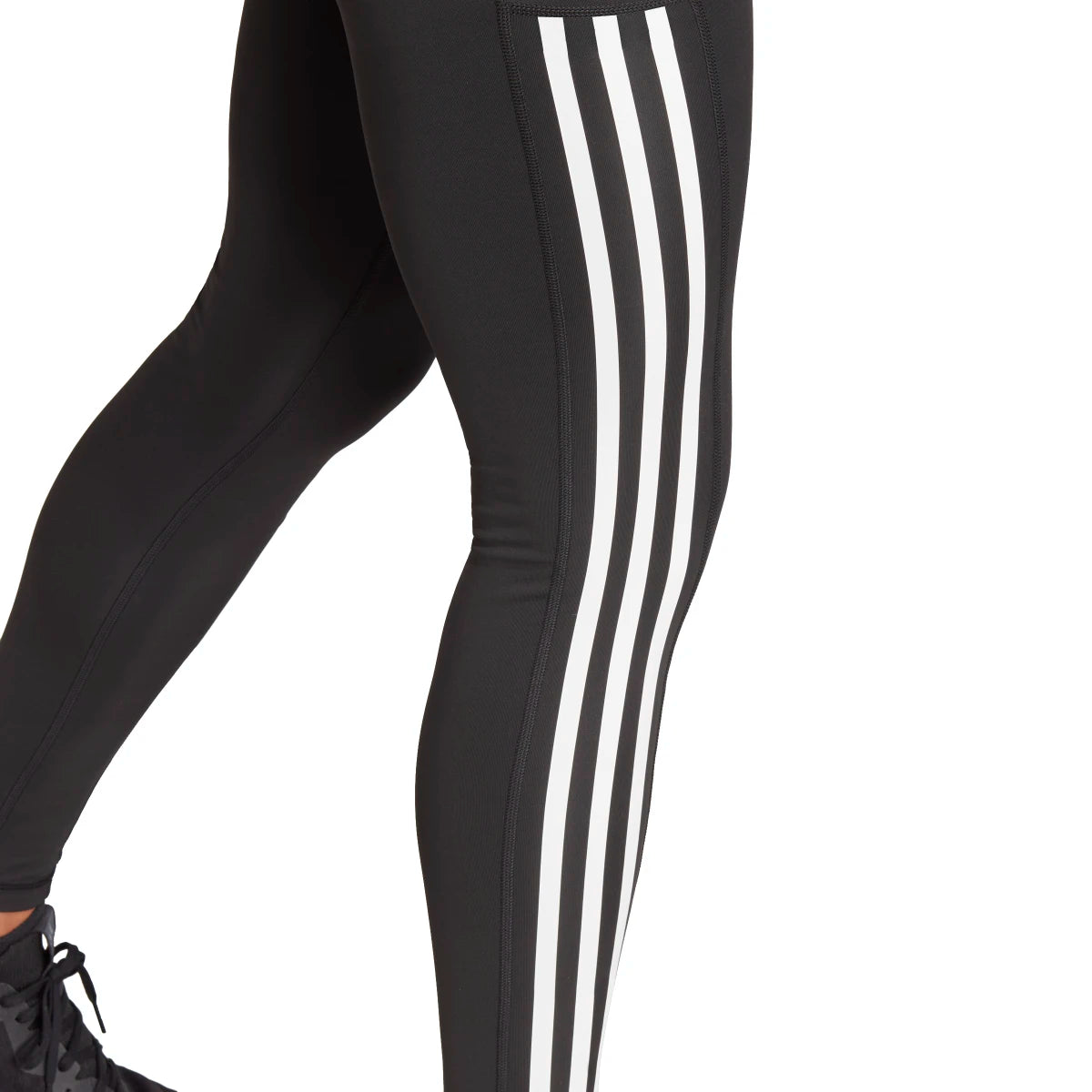 adidas Women's Optime 3-Stripes Leggings Womens Apparel Pants & Sweatpants