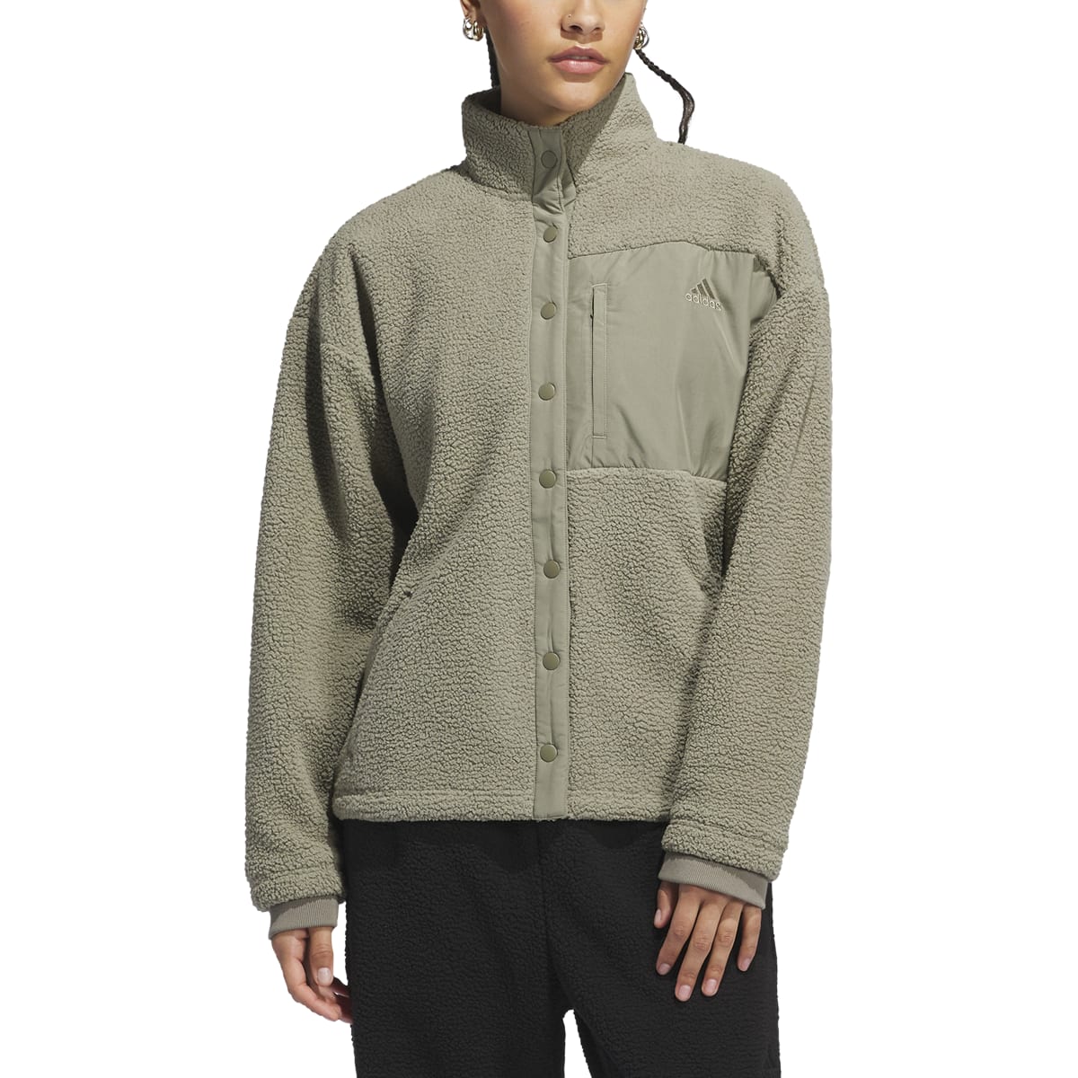 adidas Women's Coze Snap Jacket Womens Apparel Jackets & Vests