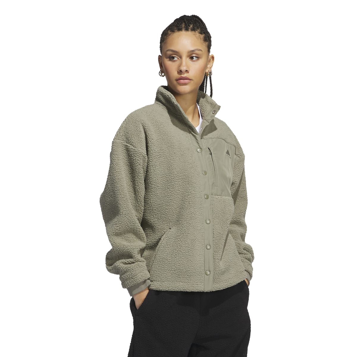 adidas Women's Coze Snap Jacket Womens Apparel Jackets & Vests