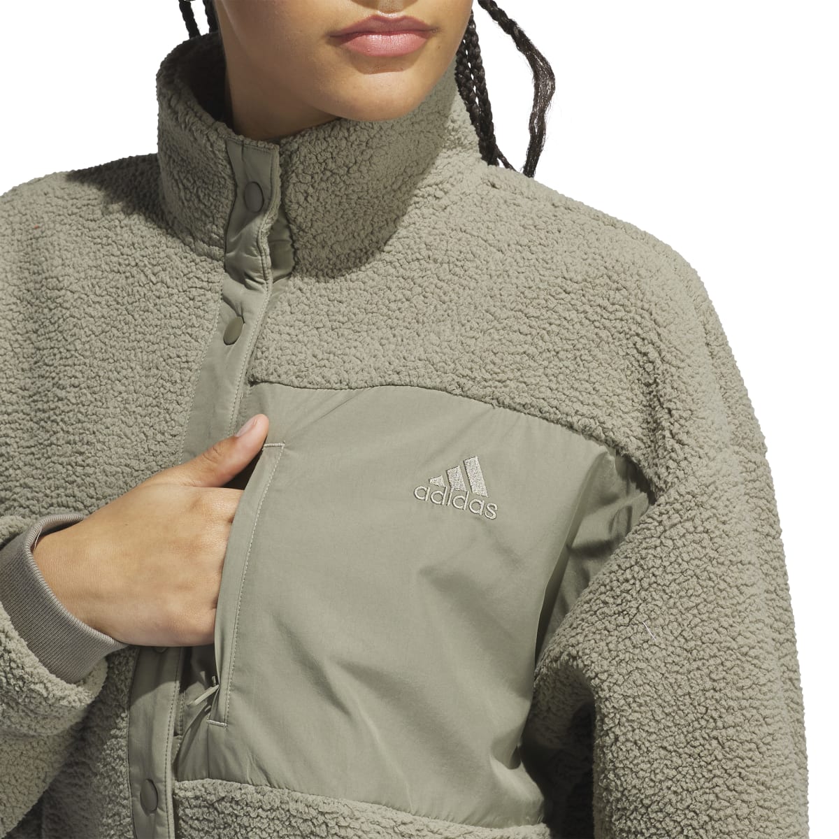 adidas Women's Coze Snap Jacket Womens Apparel Jackets & Vests