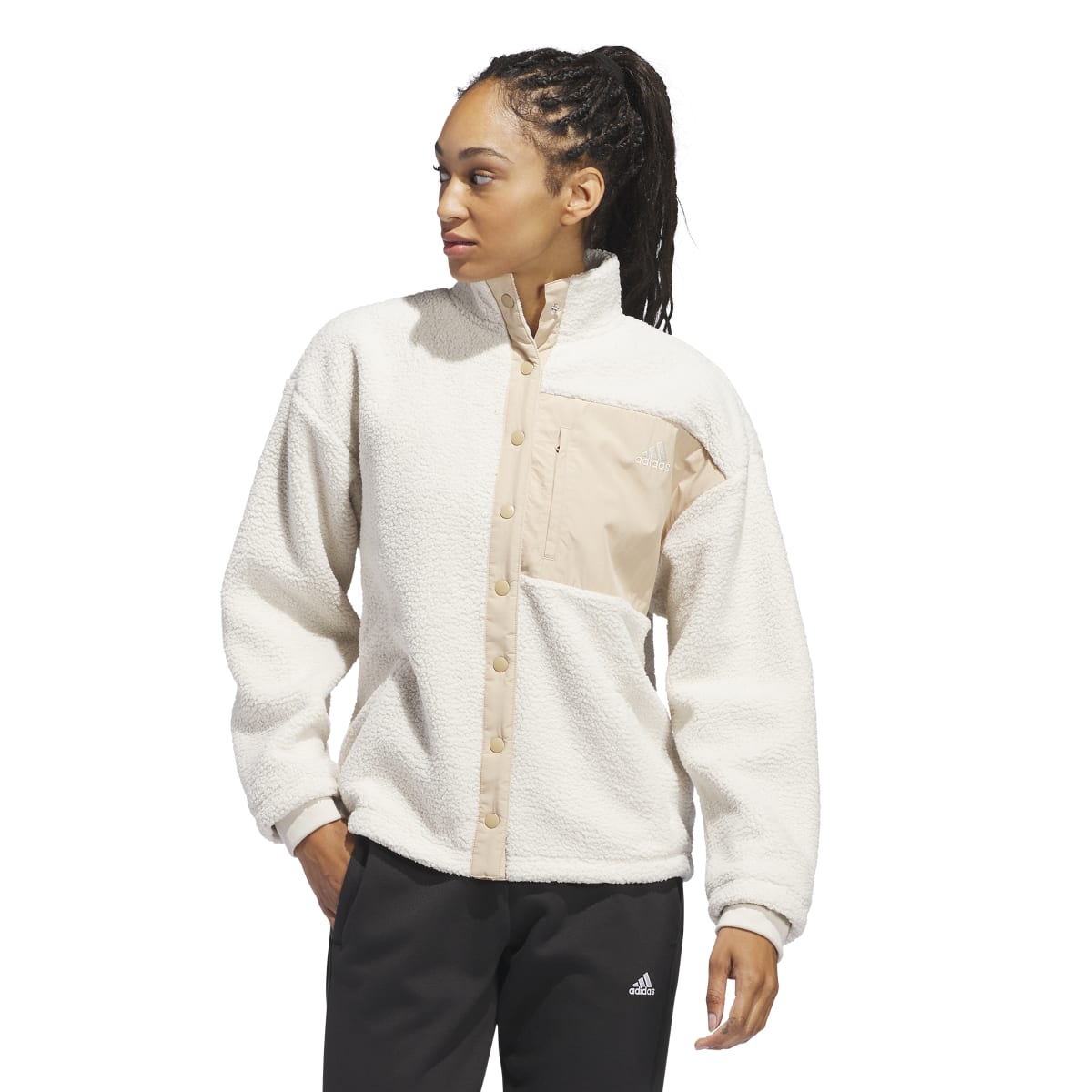 adidas Women's Coze Snap Jacket Womens Apparel Jackets & Vests