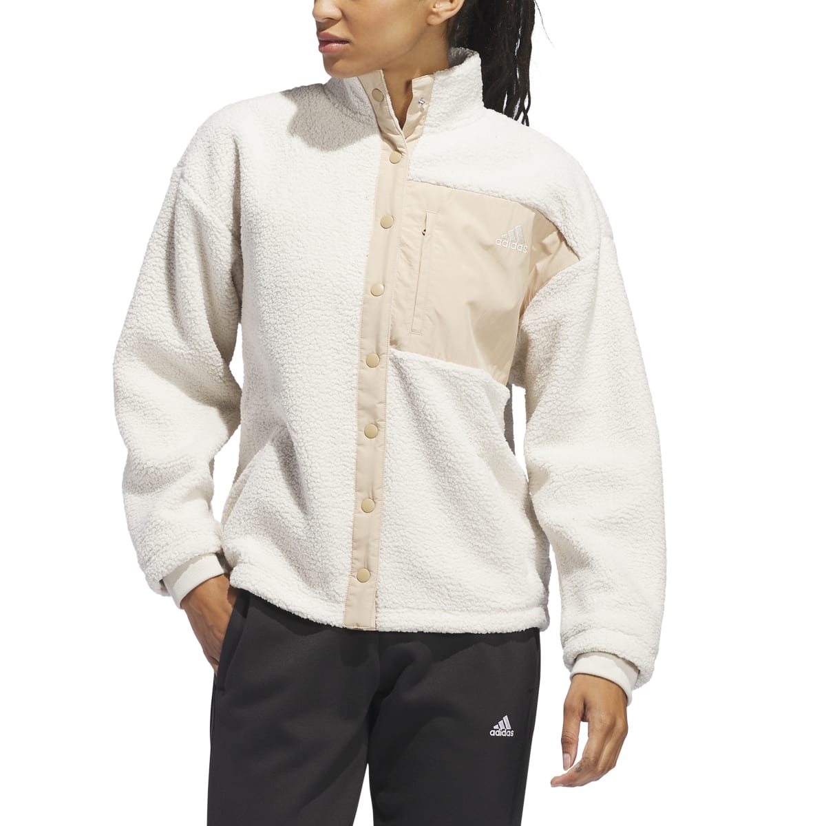 adidas Women's Coze Snap Jacket Womens Apparel Jackets & Vests