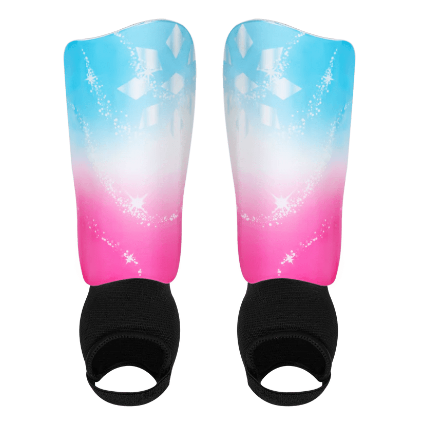 Girls' Cut Soccer Shin Guards - Holographic Soccer Shin Guards All