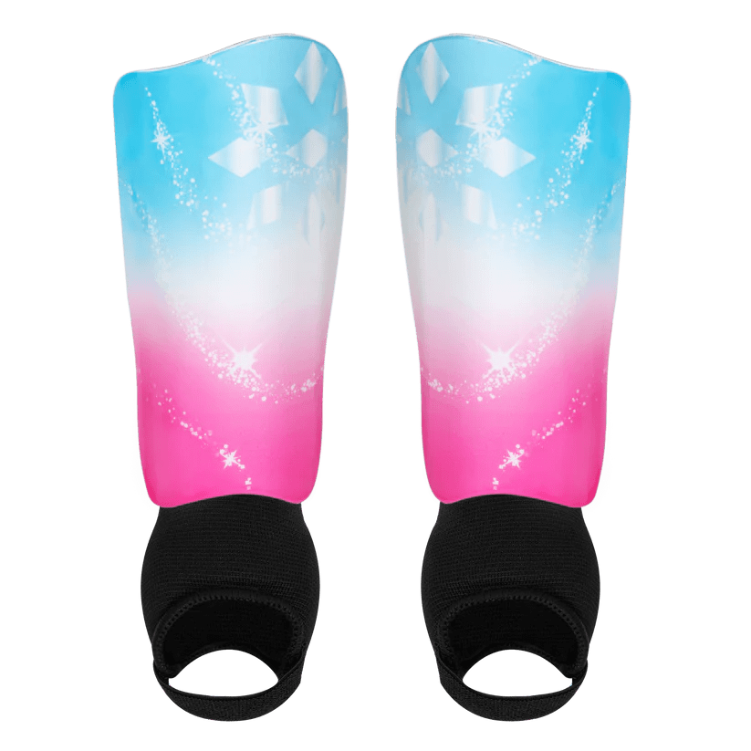 Girls' Cut Soccer Shin Guards - Holographic Soccer Shin Guards All