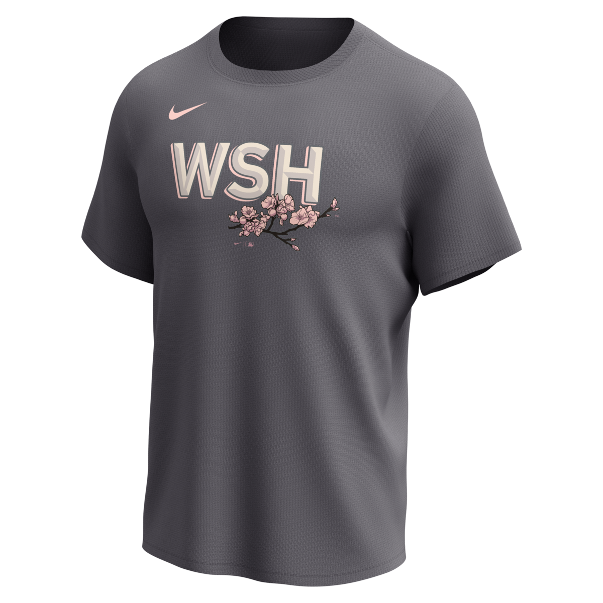 Nike Washington Nationals Men's Crew Neck Synthetic Tee-1