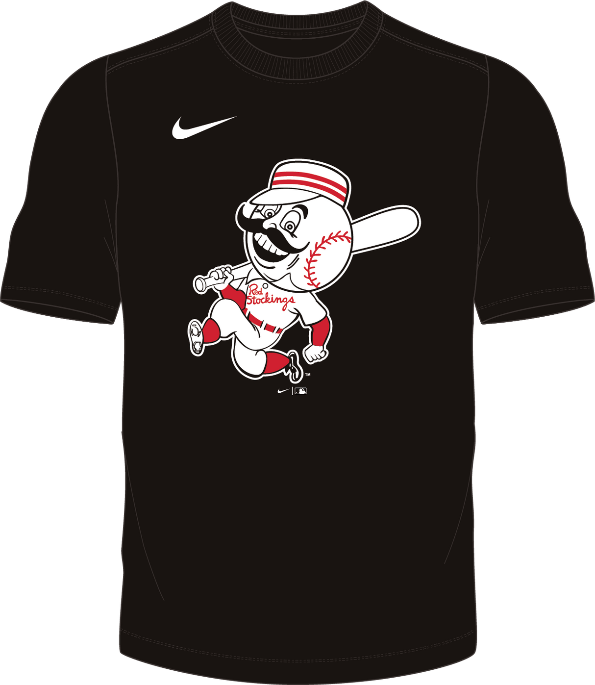 Nike Cincinnati Reds Youth Crew Neck Synthetic City Connect Tee