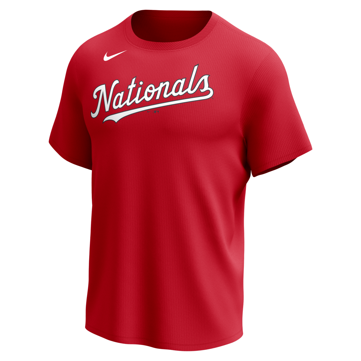 Nike Washington Nationals Youth Crew Neck Synthetic Tee-1