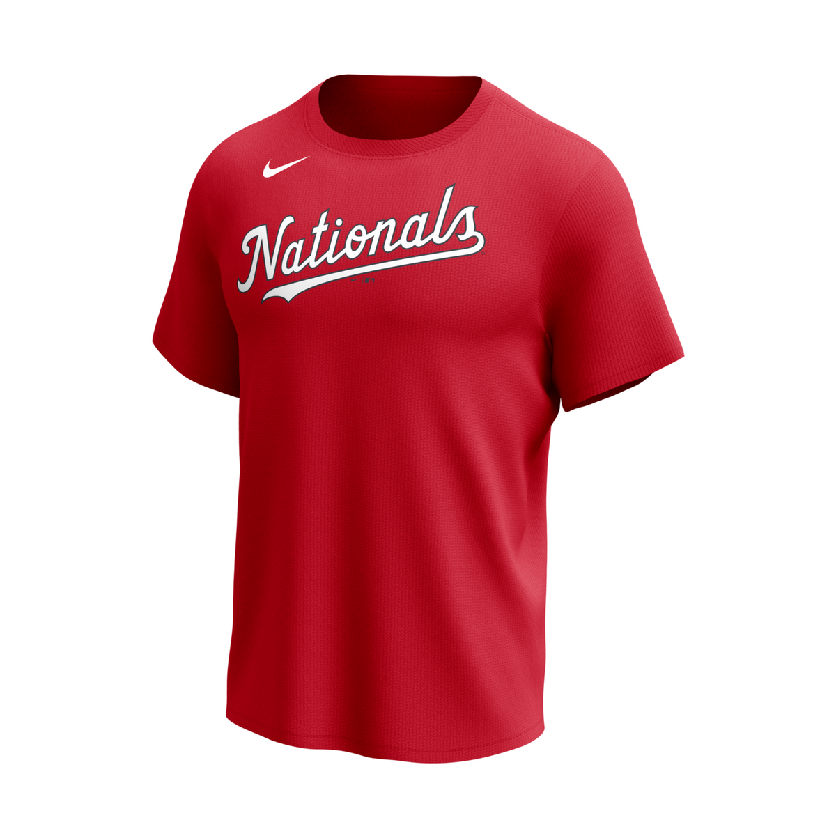 Nike Washington Nationals Youth Crew Neck Synthetic Tee-1
