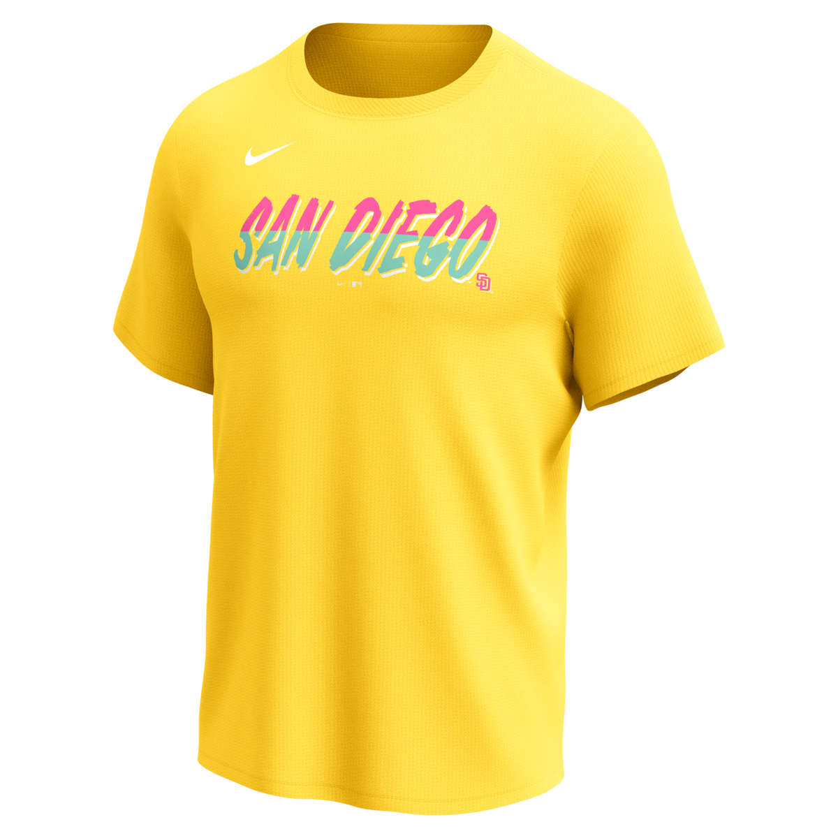 Nike San Diego Padres Adult Institutional Short Sleeve Crew Neck Tee Fan Gear MLB San Diego Padres