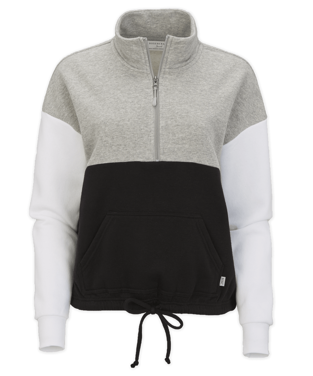 Boxercraft Women's Fleece Colorblock 1/4 Zip Womens Apparel Sweatshirts & Fleece