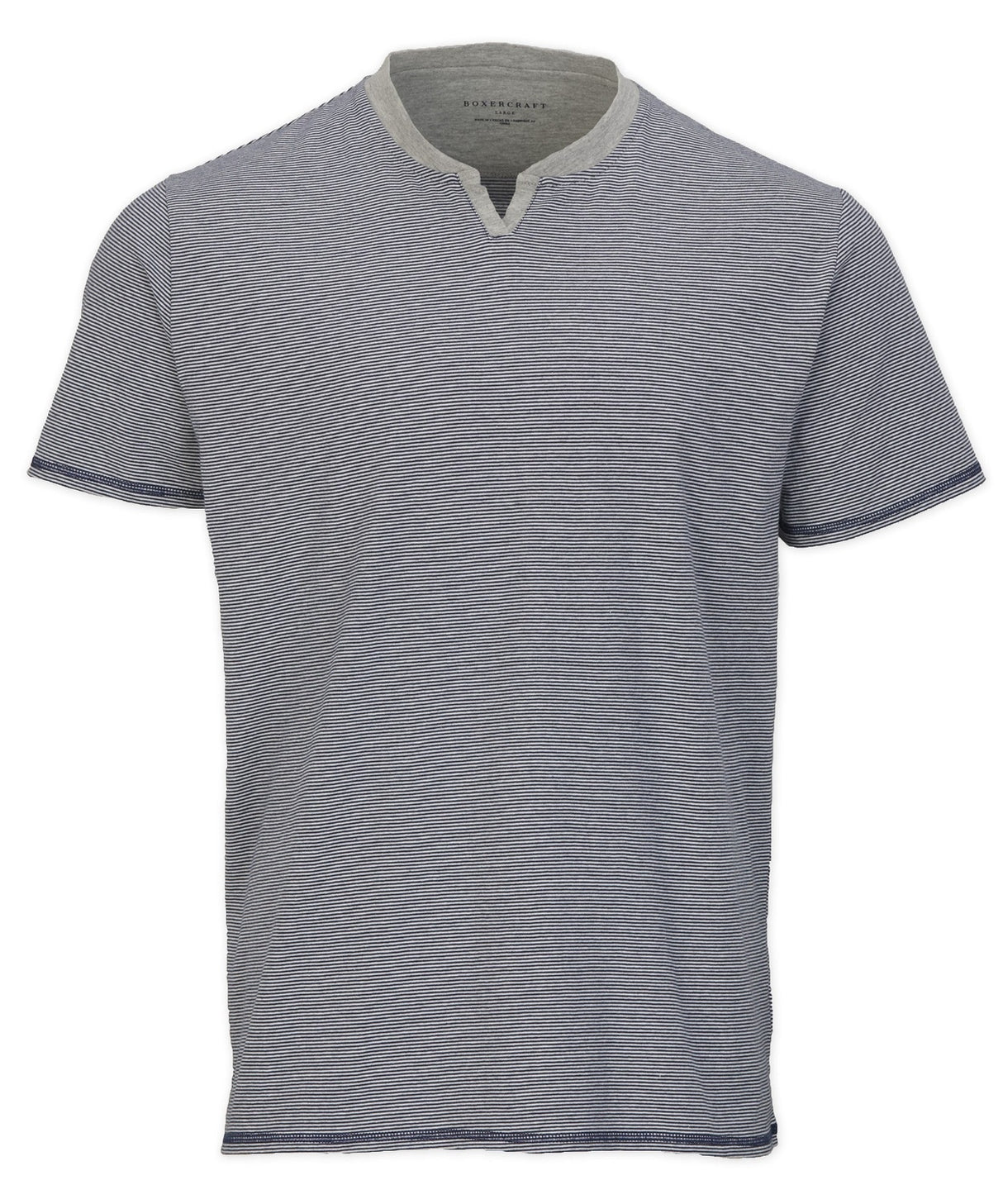 Boxercraft Men's Striped V-Notch Tee Mens Apparel Shirts & Tops