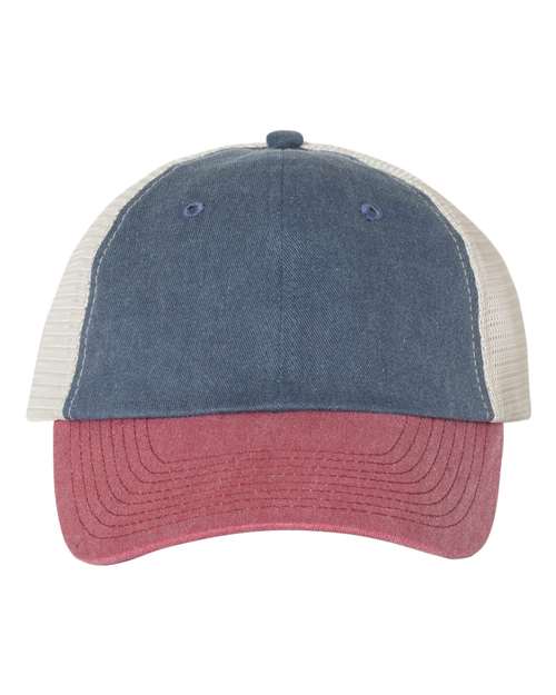 Sportsman Pigment-Dyed Trucker Cap Unisex Accessories Hats & Caps